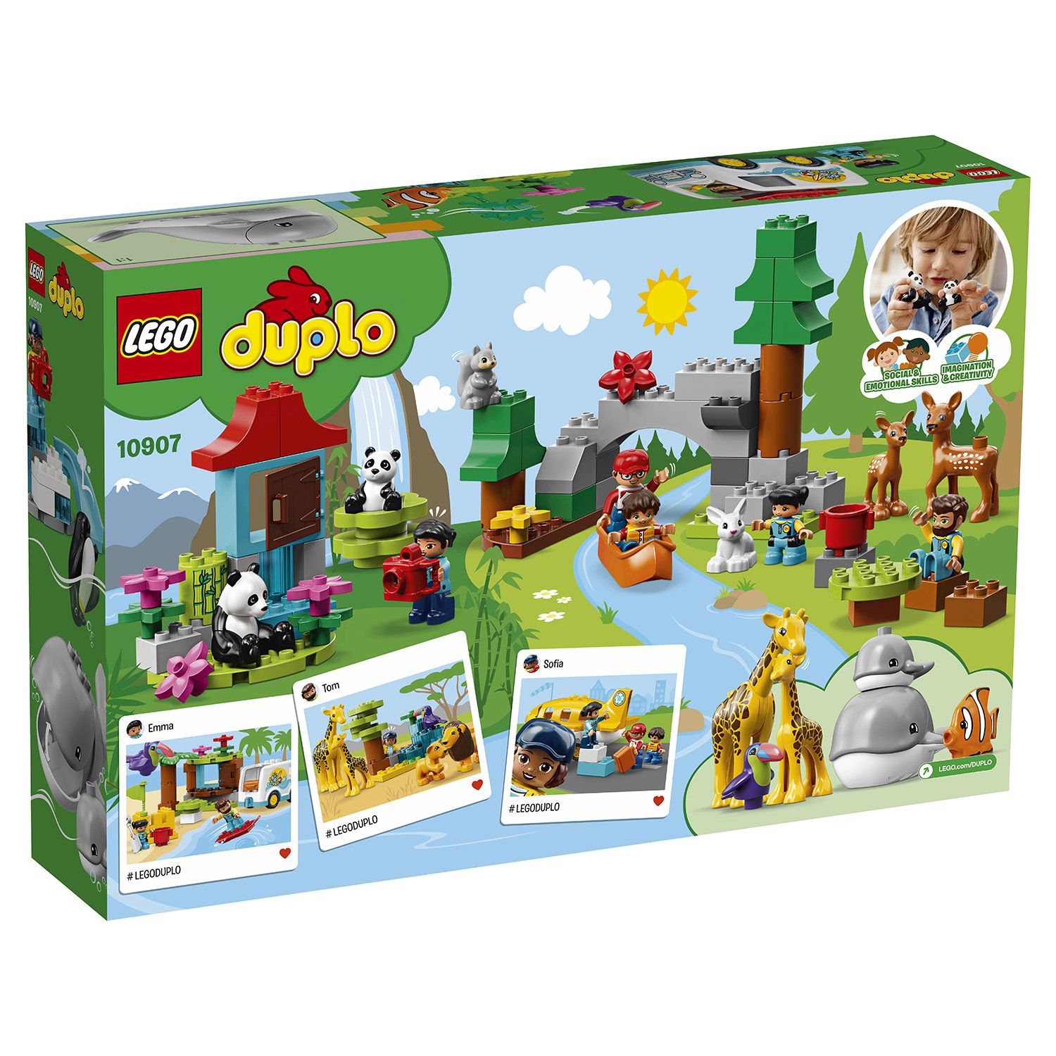 Конструктор Lego Duplo - Животные мира  